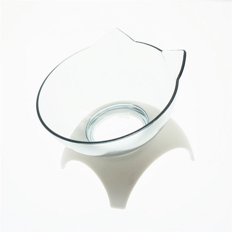 Elevated Non-Slip Double Cat Bowl With 15° Tilted Design
